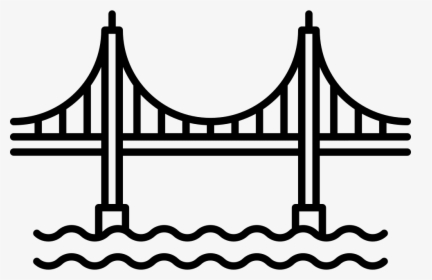 Golden Gate Bridge - Golden Gate Bridge Clip Art, HD Png Download, Transparent PNG