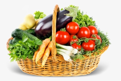 Transparent Vegetables In The Basket Png , Png Download - Vegetables In A Basket, Png Download, Transparent PNG