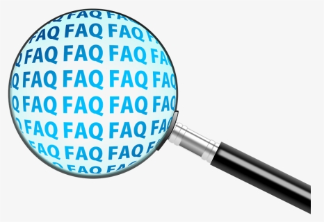 Magnifying-glass - Faq, HD Png Download, Transparent PNG
