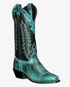 Abilene Women S Two Toned Cobalt Blue Cowhide Western - Aqua Blue Cowboy Boots Womens, HD Png Download, Transparent PNG