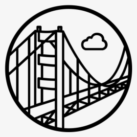 Class Lazyload Lazyload Mirage Cloudzoom Featured Image - Golden Gate Bridge Icon White, HD Png Download, Transparent PNG