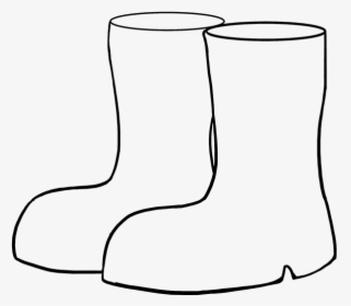 How To Draw Boots - Draw A Boot Easy, HD Png Download, Transparent PNG