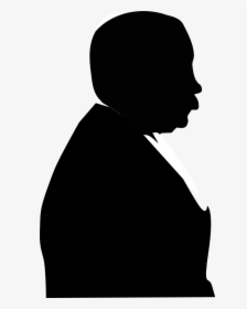 Old Man Silhouette - Silhouette Of Black Man, HD Png Download, Transparent PNG