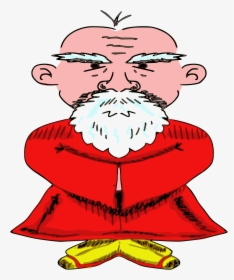 Old Chinese Man Drawing, HD Png Download, Transparent PNG