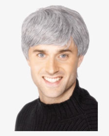 Old Man Wig - Dad With Grey Hair, HD Png Download, Transparent PNG