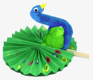 Paper Peacock - Peacock Project For School, HD Png Download, Transparent PNG