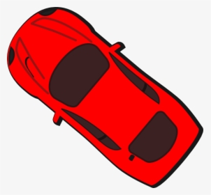 Red Car Vector Top View Clipart , Png Download - Car Top View, Transparent Png, Transparent PNG