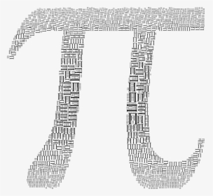 Pi, Mathematics, Math, Numbers, Numerals, 3, - Line Art, HD Png Download, Transparent PNG