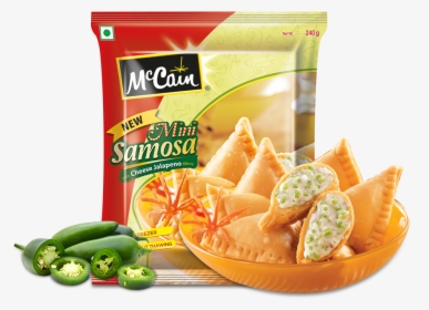 New Mccain Mini Samosa With Cheese Jalapeno Filling - Mccain Cheese Jalapeno Samosa, HD Png Download, Transparent PNG