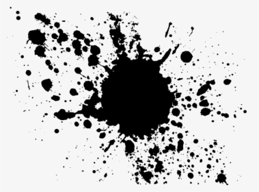 Black Ink Png Clipart - Paint Splatter Png, Transparent Png, Transparent PNG