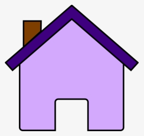 House Clipart Purple - Color Blue Objects Clipart, HD Png Download, Transparent PNG
