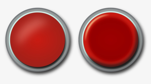 Button, Press, Push, Red, Activate, Power Button - Button Pressed And Unpressed, HD Png Download, Transparent PNG