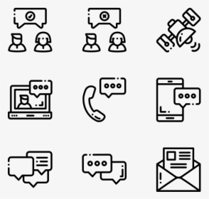 Communication - Icons Adobe Vector, HD Png Download, Transparent PNG