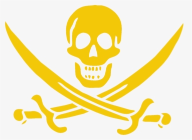 Pirate Flag Men S Printed Henley - Black Pearl Jolly Roger, HD Png Download, Transparent PNG