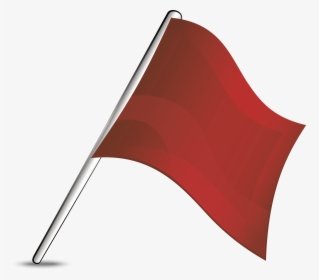Creative Red Flag Design Png Download - Flag, Transparent Png, Transparent PNG