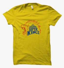 Chennai Super Kings -half Sleeve Yellow - California Surf T Shirt, HD Png Download, Transparent PNG