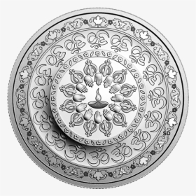 1 Oz Silver Diwali Coin, HD Png Download, Transparent PNG