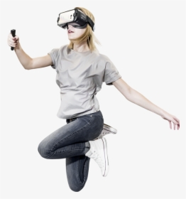 Transparent Virtual Reality Png - Vr Person Png, Png Download, Transparent PNG
