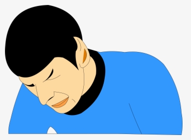 Spock, Star, Trek, Cartoon, Sad, Drawing, Scifi, Vulcan - Star Trek Vulcan Vector, HD Png Download, Transparent PNG
