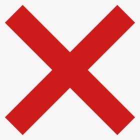 Red X, HD Png Download, Transparent PNG