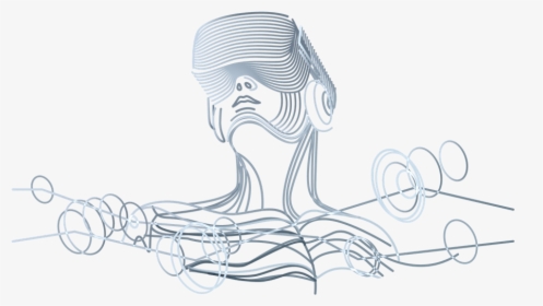 Reality Headset Virtual Sketch, HD Png Download, Transparent PNG