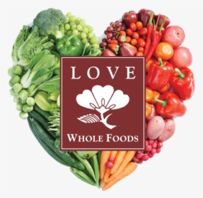 Whole Food Logo Png - Food In Love Shape, Transparent Png, Transparent PNG