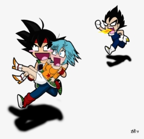 Png Black And White Stock Run By Skull Splinters On - Bulma And Bardock, Transparent Png, Transparent PNG