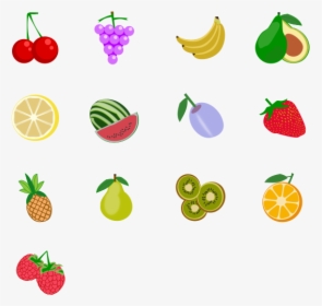 Food,fruit,line - Icon Fruit Png Transparent, Png Download, Transparent PNG