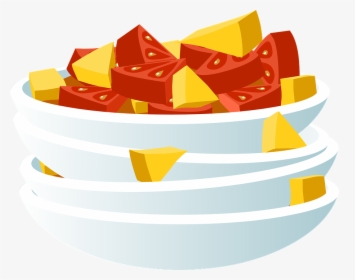 Food, Dish, Watermelon, Mango, Tasty, Seasonal - รูป การ์ตูน จาน อาหาร, HD Png Download, Transparent PNG