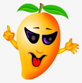 Clip Art Cartoon Mango - Cartoon Mango With Transparent Background, HD Png Download, Transparent PNG