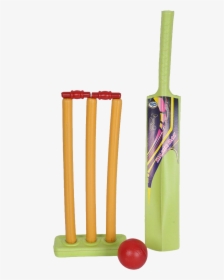 Cricket Png - Cricket Bat And Stamp, Transparent Png, Transparent PNG