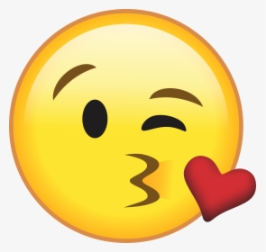 Smiley Emoticon Emoji Clip Art - Смайлик Поцелуй Png, Transparent Png, Transparent PNG