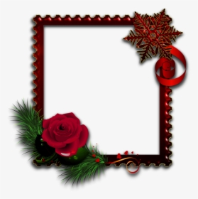 Transparent Cliparts Weihnachtsmotive - Rose Photo Frame Download, HD Png Download, Transparent PNG