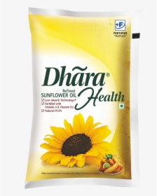Dhara Refined Sunflower Oil, HD Png Download, Transparent PNG