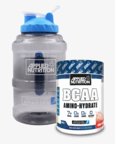 Product,water,plastic Bottle,blue,water Water,bottled - Applied Nutrition Bcaa Amino Hydrate, HD Png Download, Transparent PNG