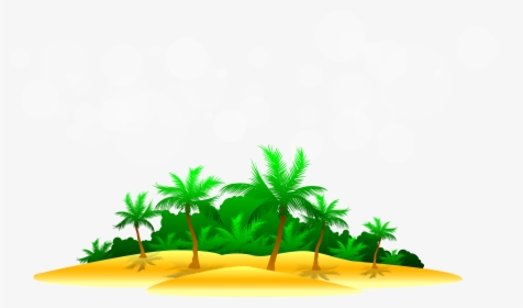 Seawater Clip Art Beach - Cartoon Island, HD Png Download, Transparent PNG