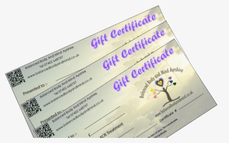 Gift Certificates Collage - Certificates Of Participation, HD Png Download, Transparent PNG
