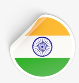 India Transparent Round - Round India Flag Png, Png Download, Transparent PNG