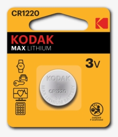 Kodak Max Cr Button Cells - Kodak Max Lithium Cr2032, HD Png Download, Transparent PNG