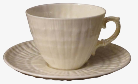 Belleek Limpet Yellow Lustre Teacup And Saucer Clipart - Saucer, HD Png Download, Transparent PNG