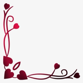 Love Blogger Valentine S Day - Heart Design Border Png, Transparent Png, Transparent PNG