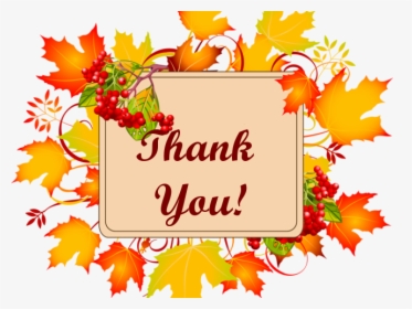 Transparent Free Thank You Clipart - Thank You Clip Art Fall, HD Png Download, Transparent PNG