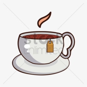 Vector Graphics Clipart Tea Coffee Cup Clip Art - Clip Art Free Cup Of Hot Tea, HD Png Download, Transparent PNG