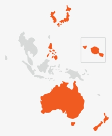 Philippines To Australia Map, HD Png Download, Transparent PNG