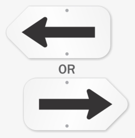 Directional Arrow Symbol Sign - Traffic Sign, HD Png Download, Transparent PNG