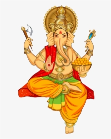 Ganesha Clipart Png - Transparent Background Ganpati Png, Png Download, Transparent PNG