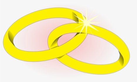 Symbol,material,yellow - Wedding Rings Clip Art, HD Png Download, Transparent PNG