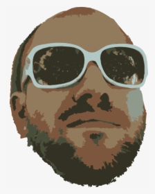 Beard,head,sunglasses - Illustration, HD Png Download, Transparent PNG