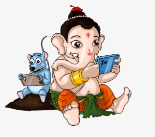 Ganesh Chaturthi Whatsapp Stickers, HD Png Download, Transparent PNG