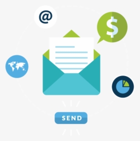 Email Marketing Image Flat, HD Png Download, Transparent PNG
